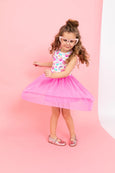 Bird & Bean® - Kids Bamboo Tulle Dress - valentine’s dress - Kids Easter Clothing